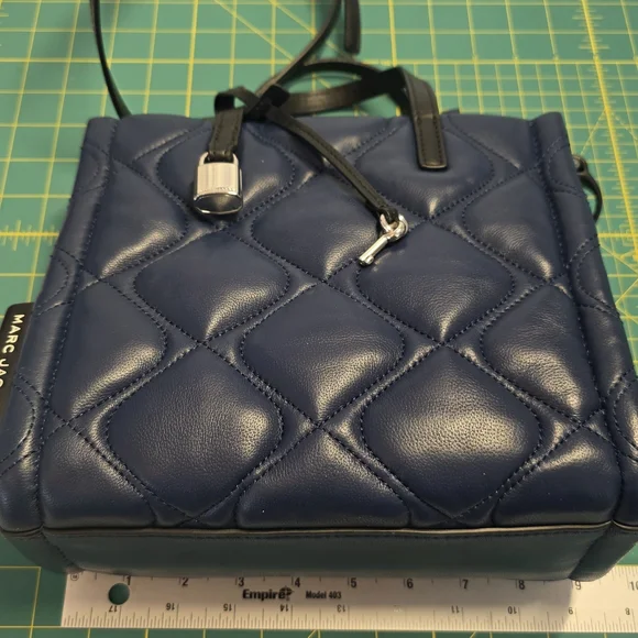 Marc Jacobs Blue Quilted Women's Bag - Picture 11 of 16